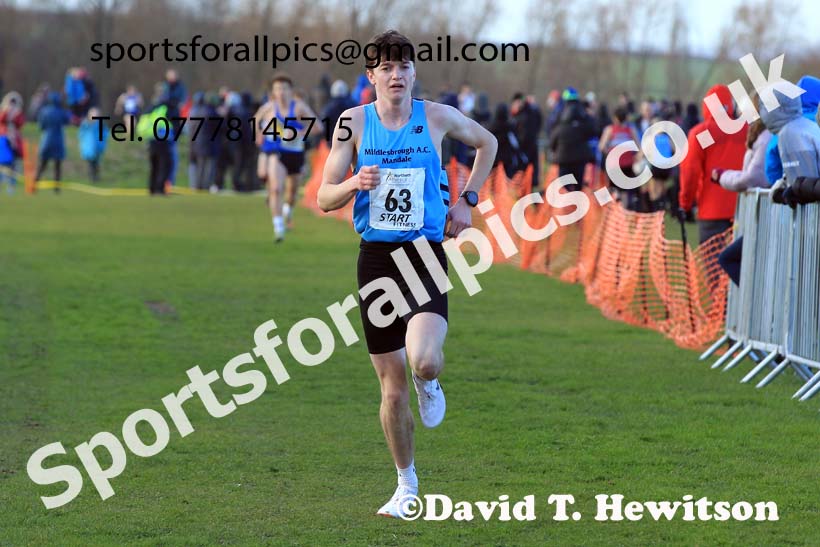 Mens under-20s 2022 Northern Cross Country Champs., Pontefract. Photo: David T. Hewitson/Sports for All Pics